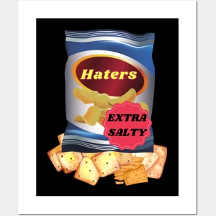 HATERS EXTRA SALTY SET DESIGN Posters and Art